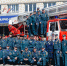 Это лишь часть сотрудников ПЧ-11 и отдела надзорной деятельности. Остальные на службе. Фото Валерия БАКЛАНОВА - Газета Грани