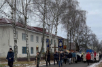 Общегородской крестный ход в престольный праздник Казанской иконы Божией Матери в г.Ядрин