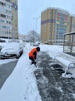 В Чебоксарах активно ликвидируют последствия снегопада
