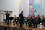 Военный оркестр «Волжские берега» провел патриотический концерт в Новочебоксарске