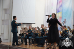 Военный оркестр «Волжские берега» провел патриотический концерт в Новочебоксарске
