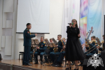 Военный оркестр «Волжские берега» провел патриотический концерт в Новочебоксарске