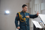 Военный оркестр «Волжские берега» провел патриотический концерт в Новочебоксарске