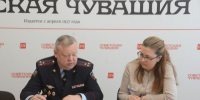 В редакции газеты "Советская Чувашия" состоялась прямая линия с заместителем министра внутренних дел Дмитрием Андреевым - ОМВД Чувашской Республики