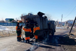 На дорогах города Чебоксары продолжаются межсезонные работы