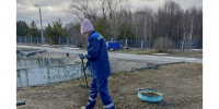 Сотрудники АО «Водоканал» провели уборку прилегающей территории - Администрация г. Чебоксары