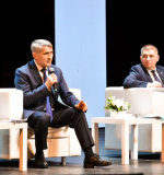 Олег Николаев контролирует ход дорожных работ в Чебоксарах