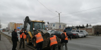 АО «Дорэкс» продолжает текущие работы на дорогах города Чебоксары - Администрация г. Чебоксары