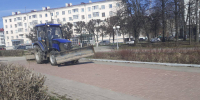 В парках, скверах и площадях продолжаются весенние работы - Администрация Калининского района