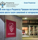 В Росреестр Чувашии поступило около шести тысяч заявлений от нотариусов