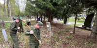 Главная картинка новости: Чувашские следователи провели субботник в преддверии юбилея Победы - ChuvashiaNews.Ru
