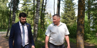 В Ибресинском округе благоустраивают Сквер Памяти и Славы - ГТРК Чувашия