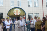 Состоялось открытие Мемориала трудовой доблести медицинских работников эвакогоспиталей Чувашии, созданных в годы Великой Отечественной