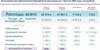 Исполнение республиканского бюджета по расходам на 1 августа 2025 г. - Культурнее на десятки миллиардов:  Курс Чувашии - Газета Грани