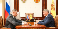Партнерство регионов: Олег Николаев провел встречу с Главой Республики Марий Эл Юрием Зайцевым - Чебоксары.ру