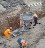 На Лапсарском проезде в Чебоксарах монтируют водопропускные системы