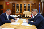 - Олег Николаев обсудил с вице‑премьером Маратом Хуснуллиным социально‑экономическое развитие Чувашии: