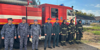 На объекте управления Росгвардии в Канаше состоялись тренировочные пожарно-тактические занятия - Росгвардия