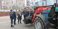 В Чебоксарах проверили готовность снегоуборочной техники Калининского района к зимнему сезону - Администрация Калининского района