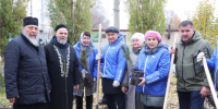 Благочинный округа принял участие в акции по посадке кедров - Чебоксарско-Чувашская Епархия
