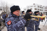 Военный оркестр «Волжские берега» принял участие в открытии памятника Семену Матвеевичу Ислюкову в Чебоксарах