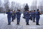 Военный оркестр «Волжские берега» принял участие в открытии памятника Семену Матвеевичу Ислюкову в Чебоксарах