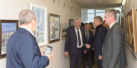 В стенах Государственного Совета Чувашской Республики открылась тематическая художественная выставка «Зима — 2026» - Единая Россия