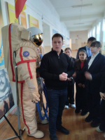 В городе Ядрин рассказали как стать космонавтом и ознакомили о деятельности героев космоса вне Земли