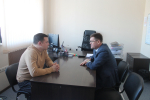И.о. руководителя управы по Калининскому району Александр Малов встретился с руководством ООО «Элтера»