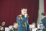 Военный оркестр «Волжские берега» поздравил полиграфистов Чувашии с профессиональным праздником
