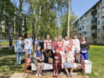 Студенты училища поздравили 102-летнюю труженицу тыла Юлию Трофимовну Ермолаеву с Днём Победы