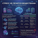 СТРЕСС НЕ ЛЕЧИТСЯ ВЕЩЕСТВАМИ. ТВОЙ МОЗГ — ГЛАВНЫЙ ИНСТРУМЕНТ, НЕ ЛОМАЙ ЕГО