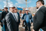 Премьер-министр Чувашии Сергей Артамонов проинспектировал ход строительства социальных объектов в Новом городе