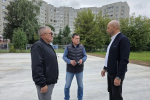 Алексей Васильев проинспектировал ход работ по благоустройству