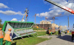- На улице Советской в Новочебоксарске устанавливают современные остановки: